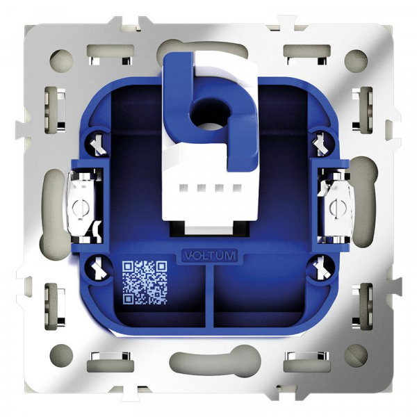 Розетка компьютерная 1-м СП S70 RJ45 кат.6 механизм сталь Voltum VLS060105 ТехноИмпульс