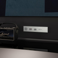 Розетка компьютерная 1-м СП S70 RJ45 кат.6 механизм сталь Voltum VLS060105 ТехноИмпульс