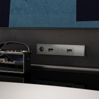 Розетка компьютерная 1-м СП S70 RJ45 кат.6 механизм титан Voltum VLS060106 ТехноИмпульс