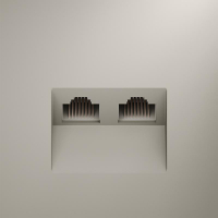 Розетка компьютерная 2-м СП S70 RJ45 + RJ45 кат.6 механизм кашемир Voltum VLS060203 ТехноИмпульс