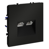 Розетка компьютерная 2-м СП S70 RJ45 + RJ45 кат.6 механизм черн. матов. Voltum VLS060208 ТехноИмпульс