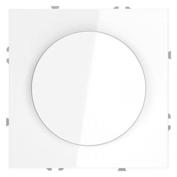 Светорегулятор поворотно-нажимной СП S70 600Вт механизм бел. глянцевый Voltum VLS070301 ТехноИмпульс