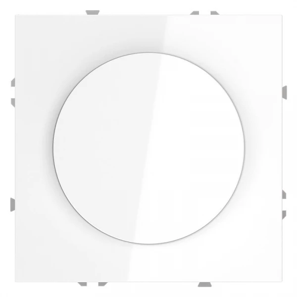 Светорегулятор поворотно-нажимной СП S70 600Вт механизм бел. глянцевый Voltum VLS070301 ТехноИмпульс