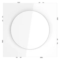 Светорегулятор поворотно-нажимной СП S70 600Вт механизм бел. глянцевый Voltum VLS070301 ТехноИмпульс