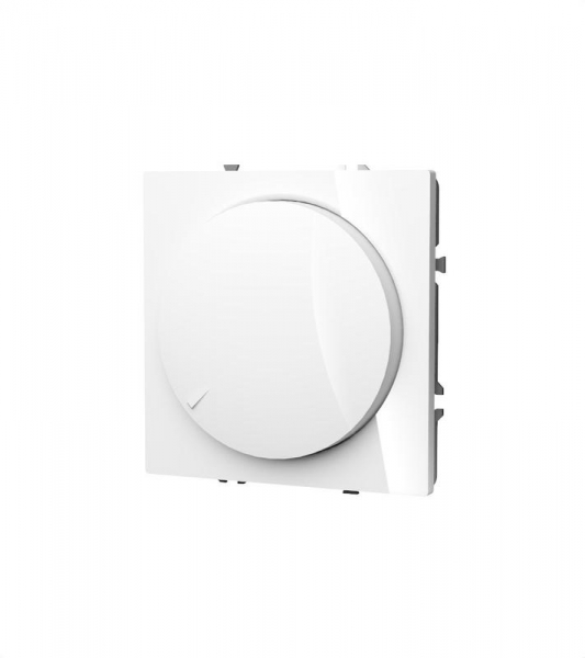 Светорегулятор поворотно-нажимной СП S70 600Вт механизм бел. глянцевый Voltum VLS070301 ТехноИмпульс