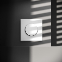 Светорегулятор поворотно-нажимной СП S70 600Вт механизм бел. матов. Voltum VLS070302 ТехноИмпульс