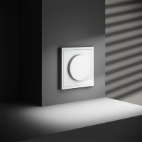 Светорегулятор поворотно-нажимной СП S70 600Вт механизм бел. матов. Voltum VLS070302 ТехноИмпульс