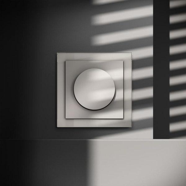 Светорегулятор поворотно-нажимной СП S70 600Вт механизм кашемир Voltum VLS070303 ТехноИмпульс