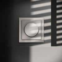 Светорегулятор поворотно-нажимной СП S70 600Вт механизм кашемир Voltum VLS070303 ТехноИмпульс