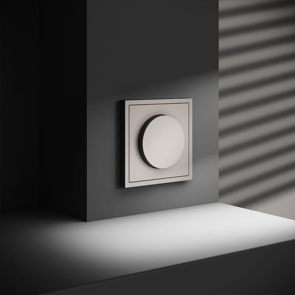 Светорегулятор поворотно-нажимной СП S70 600Вт механизм кашемир Voltum VLS070303 ТехноИмпульс