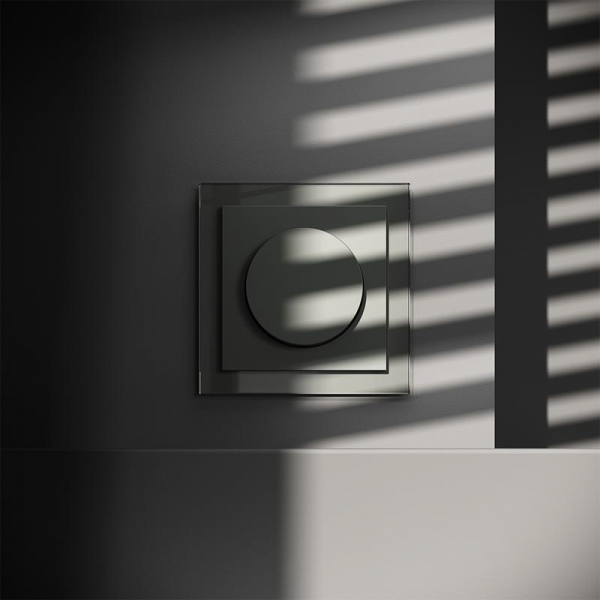 Светорегулятор поворотно-нажимной СП S70 600Вт механизм титан Voltum VLS070306 ТехноИмпульс