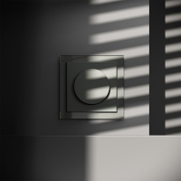 Светорегулятор поворотно-нажимной СП S70 600Вт механизм титан Voltum VLS070306 ТехноИмпульс