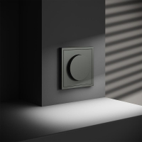 Светорегулятор поворотно-нажимной СП S70 600Вт механизм титан Voltum VLS070306 ТехноИмпульс