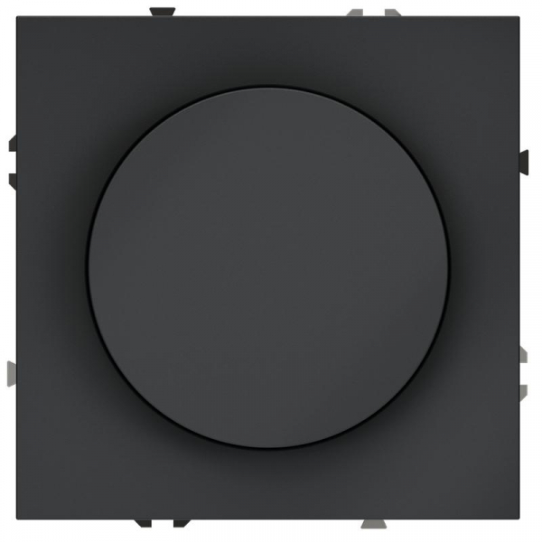 Светорегулятор поворотно-нажимной СП S70 600Вт механизм графит Voltum VLS070307 ТехноИмпульс