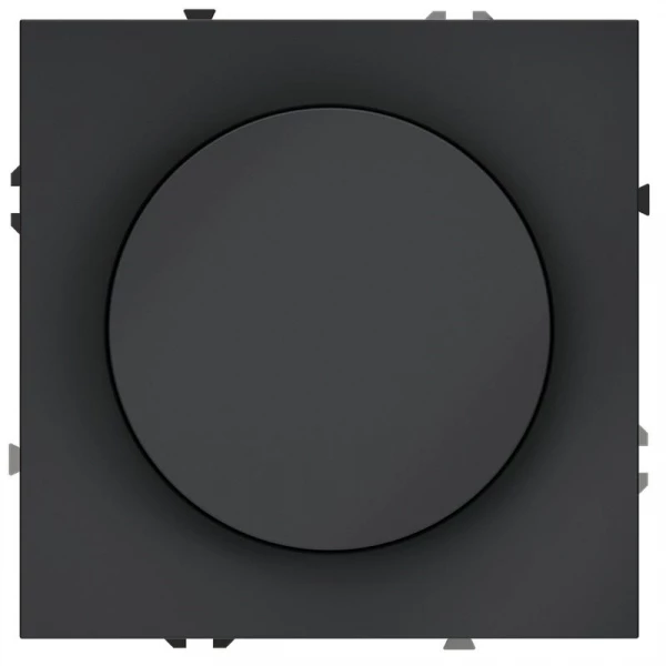 Светорегулятор поворотно-нажимной СП S70 600Вт механизм графит Voltum VLS070307 ТехноИмпульс