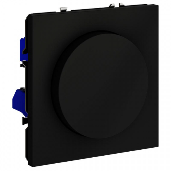 Светорегулятор поворотно-нажимной СП S70 600Вт механизм черн. матов. Voltum VLS070308 ТехноИмпульс