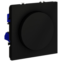 Светорегулятор поворотно-нажимной СП S70 600Вт механизм черн. матов. Voltum VLS070308 ТехноИмпульс