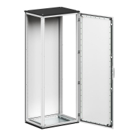 Корпус напольный CQE N 1800х800х400мм с одностворчат. дверью и с задн. панелью собран. RAM block DKC R5CQEN1884A ТехноИмпульс