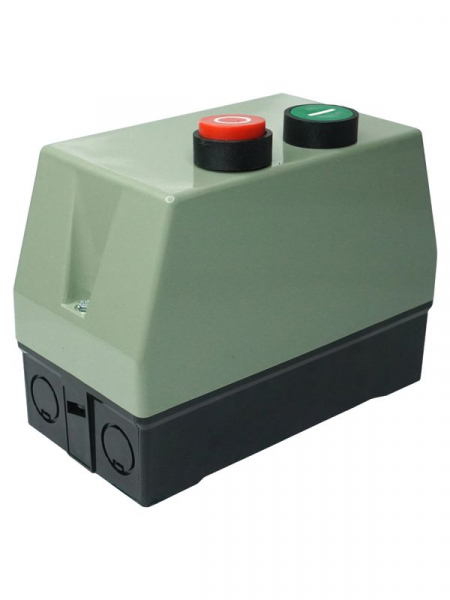 Пускатель ПМЛ-1220 УХЛ4 Б 10А кат. 220В 1НО IP54 с реле 7-10А в корпусе с кнопками ПУСК + СТОП Электротехник ET508535 ТехноИмпульс