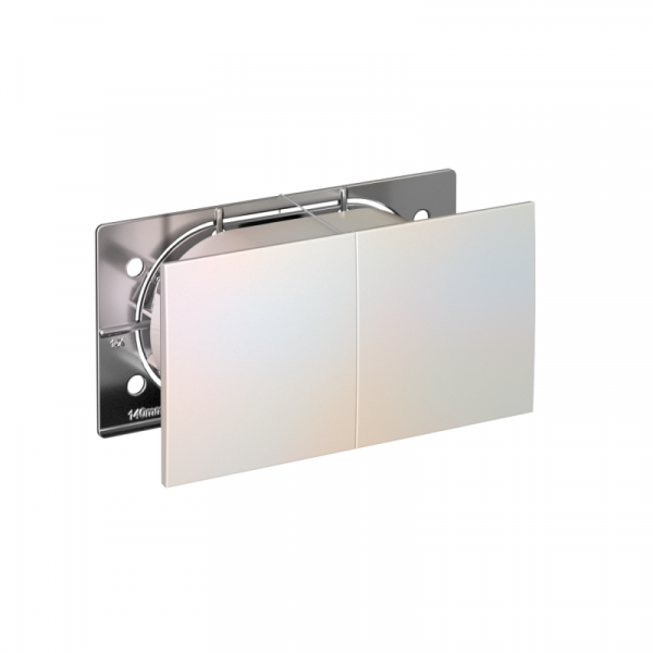 Розетка 2-м СП AtlasDesign 16А IP20 с заземл. защ. шторки со сдвижн. крышкой в сборе жемчуж. SE ATN000428 ТехноИмпульс