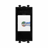 Розетка телефонная 1мод. Avanti "Черный квадрат" RJ12 без шторок модульная механизм DKC 4402611 ТехноИмпульс