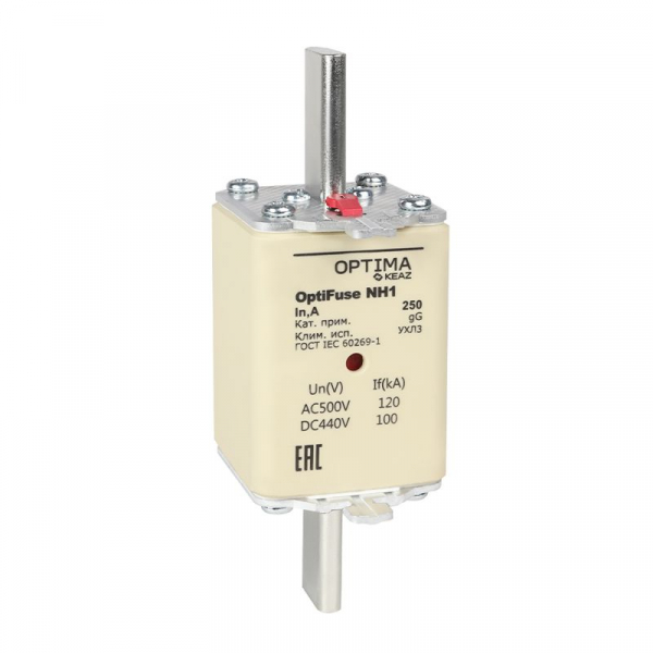 Вставка плавкая OptiFuse NH1-200-gG-УХЛ3 КЭАЗ 374945 ТехноИмпульс