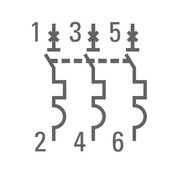 Выключатель автоматический модульный 3п B 25А 4.5кА ВА 47-63 PROxima EKF mcb4763-3-25B-pro ТехноИмпульс