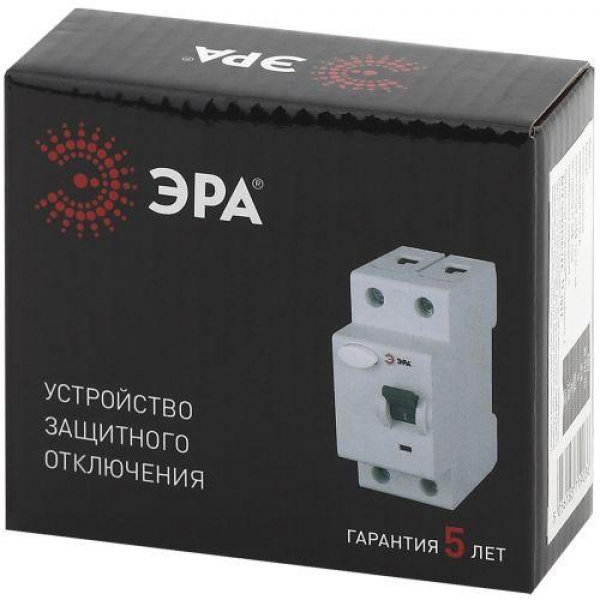 Выключатель дифференциального тока (УЗО) 1P+N 25А 30мА ВД1-63 Pro NO-902-24 ЭРА Б0031714 ТехноИмпульс