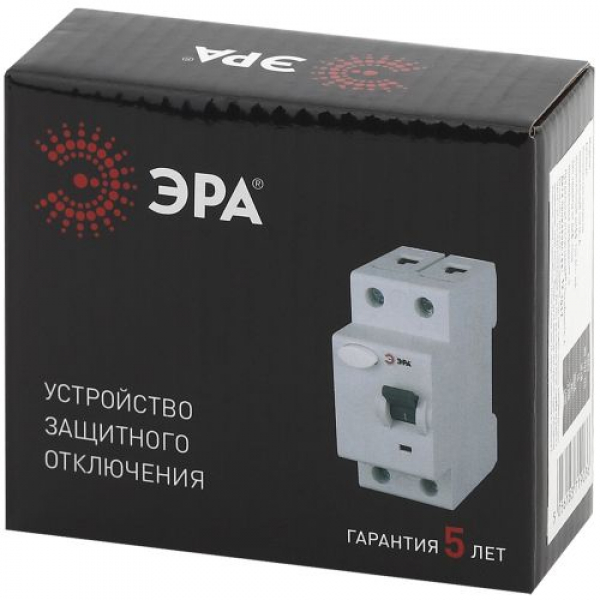 Выключатель дифференциального тока (УЗО) 1P+N 25А 10мА ВД1-63 Pro NO-902-48 ЭРА Б0031889 ТехноИмпульс