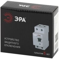Выключатель дифференциального тока (УЗО) 1P+N 25А 10мА ВД1-63 Pro NO-902-48 ЭРА Б0031889 ТехноИмпульс