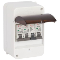 Корпус навесной SIMPLE КМПн 1/4 IP30 пластик.; прозр. крышка; бел. Эра Б0069239 ТехноИмпульс