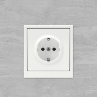 Розетка силовая KANT 2P+E защ. шторки бел. магнолия DKC 7000003 ТехноИмпульс