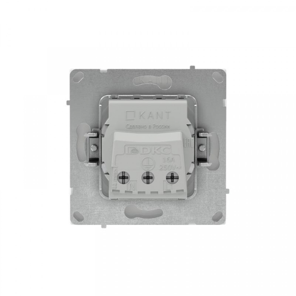Розетка силовая KANT 2P+E без шторки бел. магнолия DKC 7000033 ТехноИмпульс