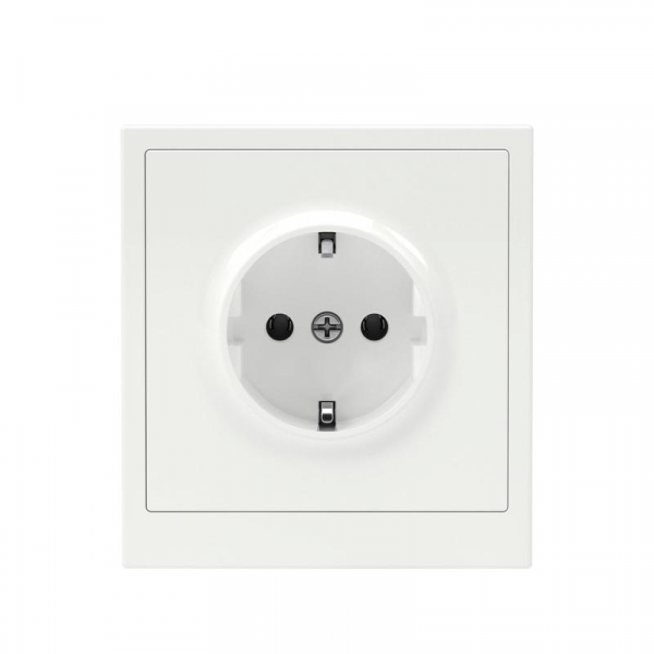 Розетка силовая KANT 2P+E без шторки бел. магнолия DKC 7000033 ТехноИмпульс