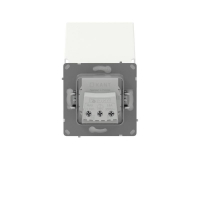 Розетка силовая KANT IP44 2P+E защ. шторки с крышкой бел. магнолия DKC 7000013 ТехноИмпульс