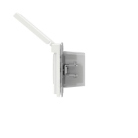 Розетка силовая KANT IP44 2P+E защ. шторки с крышкой бел. магнолия DKC 7000013 ТехноИмпульс