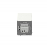 Розетка силовая KANT IP44 2P+E защ. шторки с крышкой бел. магнолия DKC 7000013 ТехноИмпульс