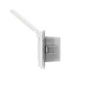 Розетка силовая KANT IP44 2P+E защ. шторки с крышкой бел. магнолия DKC 7000013 ТехноИмпульс