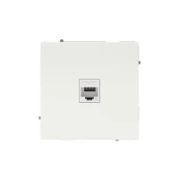 Розетка компьютерная 1-м KANT RJ45 кат.5E без шторки бел. магнолия DKC 7000663 ТехноИмпульс