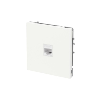 Розетка компьютерная 1-м KANT RJ45 кат.5E без шторки бел. магнолия DKC 7000663 ТехноИмпульс