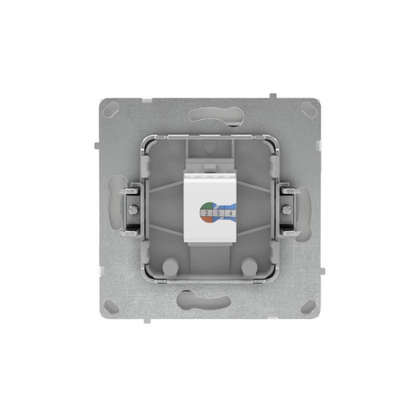 Розетка компьютерная 1-м KANT RJ45 кат.5E без шторки бел. магнолия DKC 7000663 ТехноИмпульс