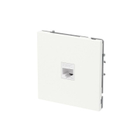 Розетка компьютерная 1-м KANT RJ45 кат.5E без шторки бел. магнолия DKC 7000663 ТехноИмпульс