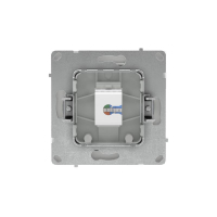 Розетка компьютерная 1-м KANT RJ45 кат.6A без шторки бел. магнолия DKC 7000673 ТехноИмпульс