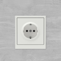 Розетка силовая KANT 2P+E защ. шторки бел. песок DKC 7010003 ТехноИмпульс