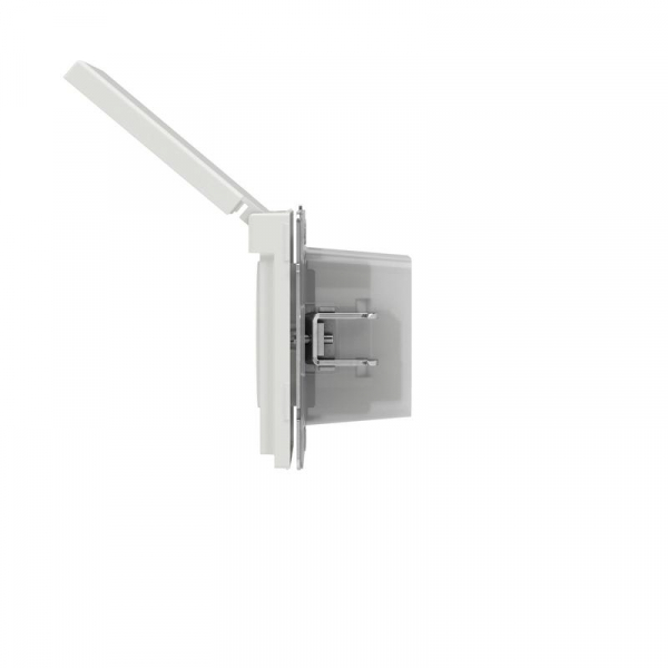 Розетка силовая KANT IP44 2P+E защ. шторки с крышкой бел. песок DKC 7010013 ТехноИмпульс