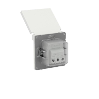 Розетка силовая KANT IP44 2P+E защ. шторки с крышкой бел. песок DKC 7010013 ТехноИмпульс