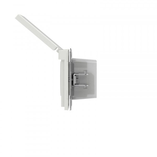 Розетка силовая KANT IP44 2P+E защ. шторки с крышкой бел. песок DKC 7010013 ТехноИмпульс