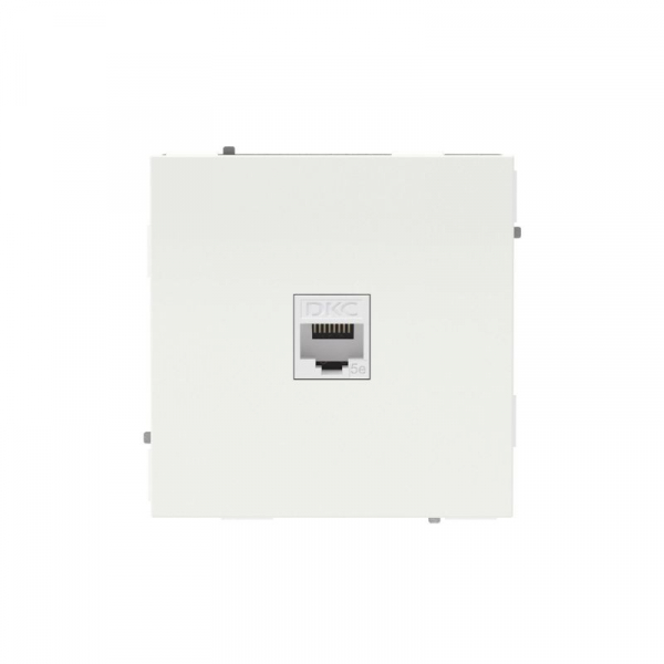 Розетка компьютерная 1-м KANT RJ45 кат.5E без шторки бел. песок DKC 7010663 ТехноИмпульс