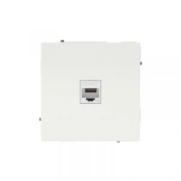 Розетка компьютерная 1-м KANT RJ45 кат.5E без шторки бел. песок DKC 7010663 ТехноИмпульс