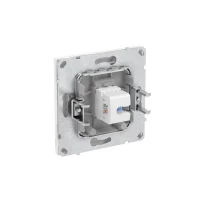 Розетка компьютерная 1-м KANT RJ45 кат.5E без шторки бел. песок DKC 7010663 ТехноИмпульс